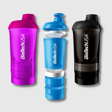 BioTechUSA Wave+ Shaker 600ml (+200ml+150ml) | Megapump